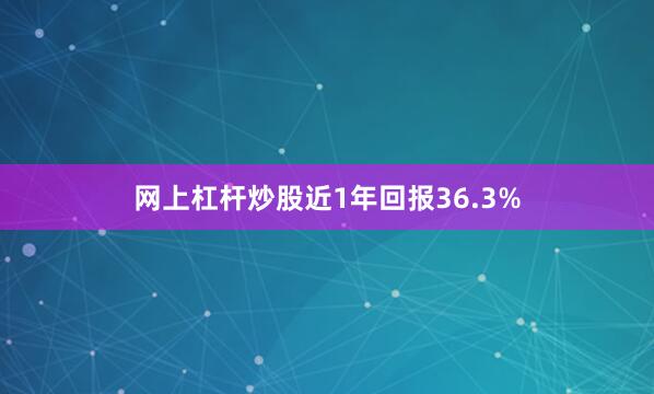 网上杠杆炒股近1年回报36.3%